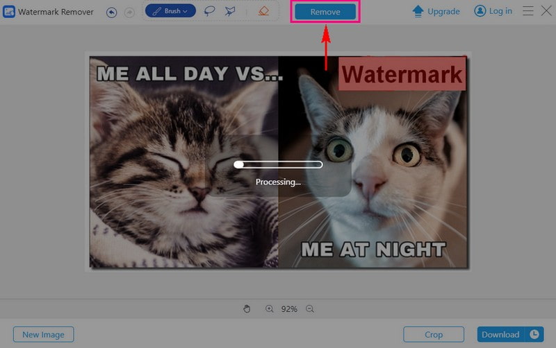 Start the Meme Watermark Removal Process