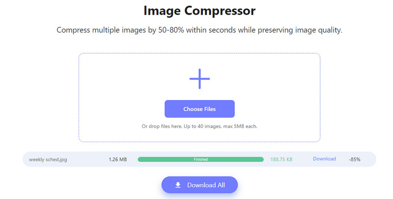 Compressor de imagem AVAide