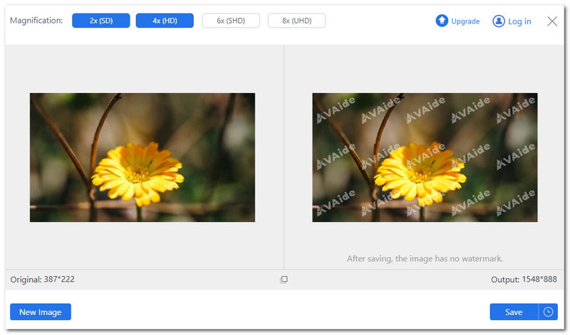 Avaide Image Upscaler Công cụ nâng cấp hình ảnh 4k