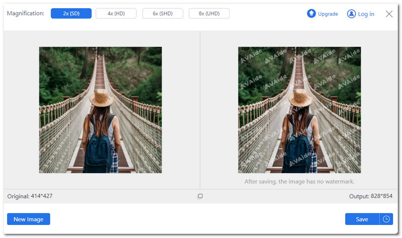 Avaide Image Upscaler Ai โปรแกรมอัปสเกลเลอร์รูปภาพ