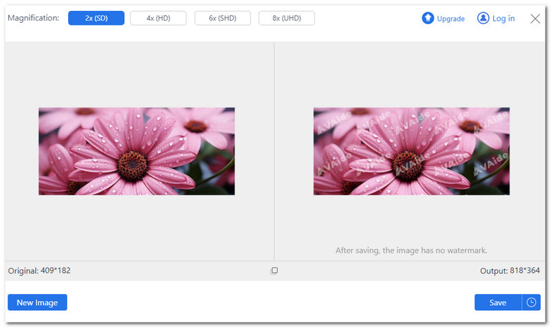 AVAide Image Upscaler La mejor alternativa a PicWish Photo Enhancer