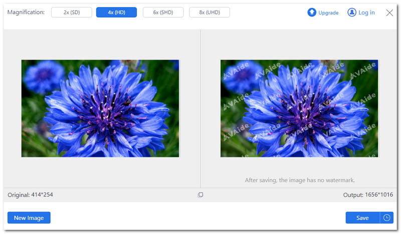 Avaide Image Upscaler أفضل بديل لـ Pixelup