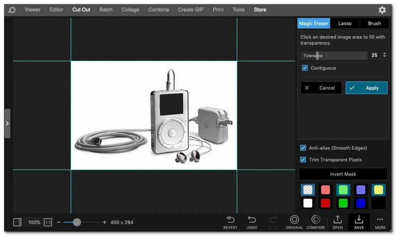 PhotoScape X Supprimeur d'arrière-plan d'image