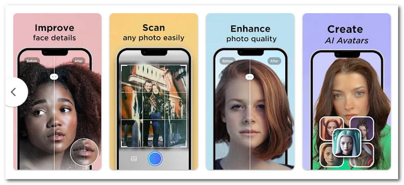 PixelUp AI Photo Enhancer 안드로이드 iOS의 AI 픽셀 인핸서