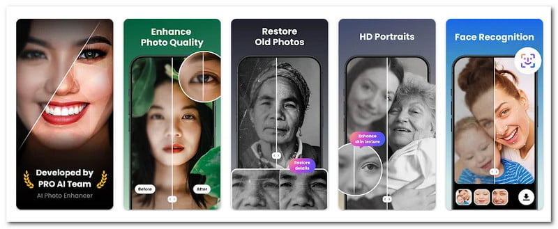 Ai Enhancer Ai Photo Enhancer App gratuita per l'ottimizzazione delle foto