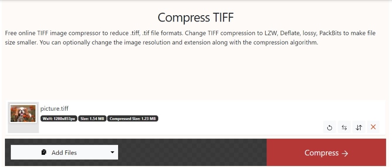 Compression de l'image