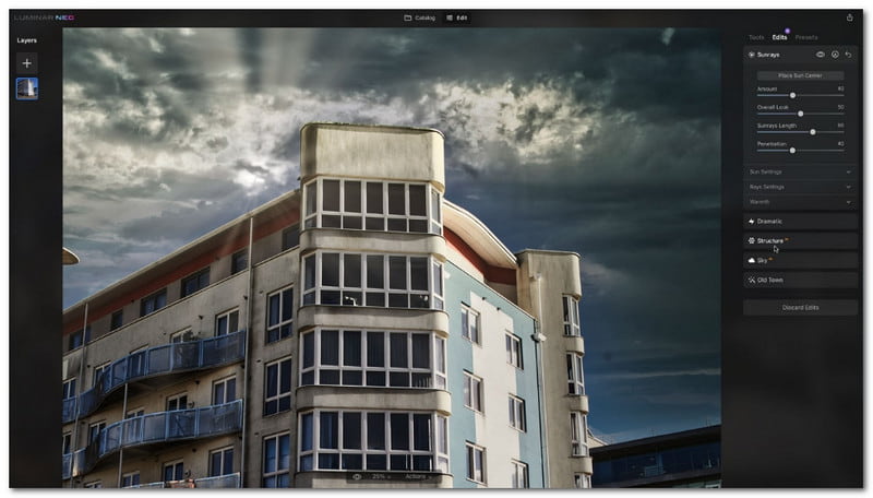 Luminar Neo Gratis fotoverbeteringssoftware