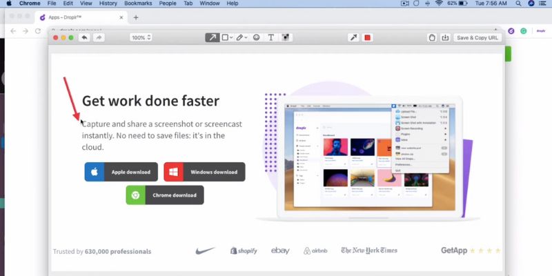 Droplr Screenshot Tool