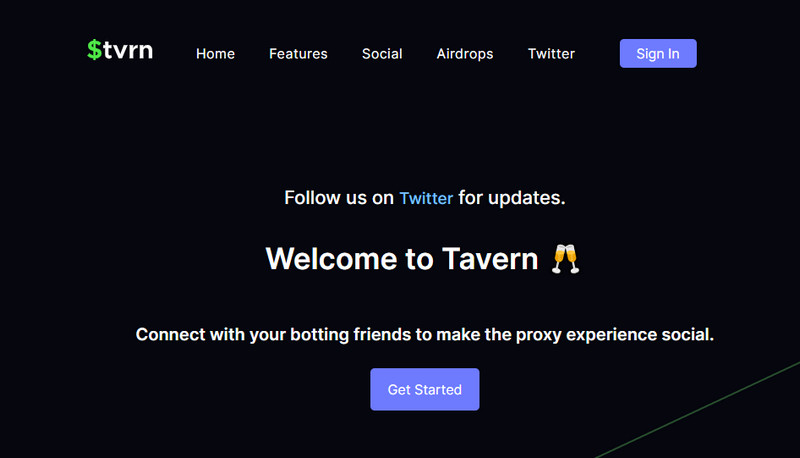 Tavern AI Interface