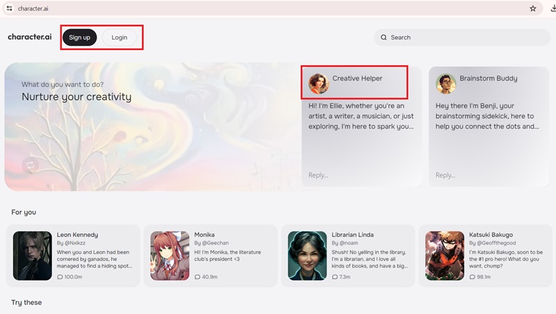 Beta Character AI Login