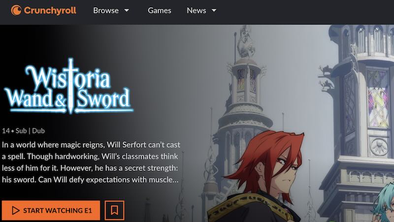 Stream de Crunchyroll