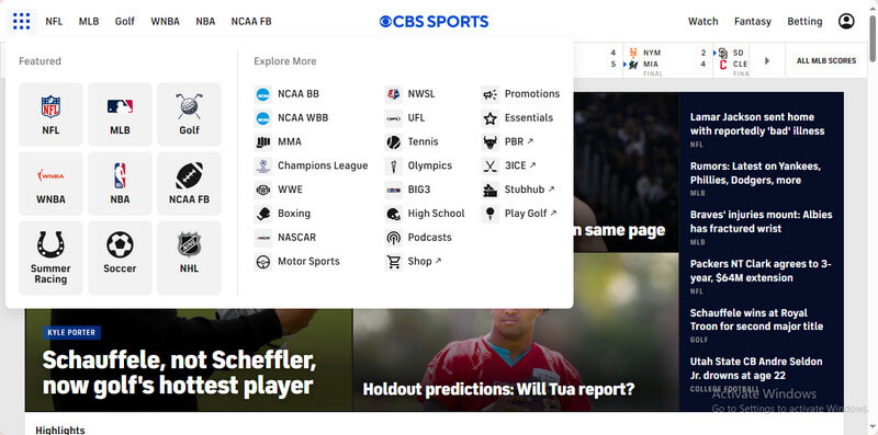 观看 Cbs Sports Hq