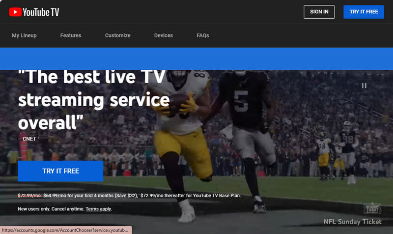 YouTube TV