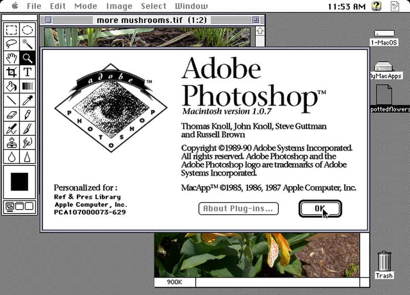 1990 Adobe Photoshop