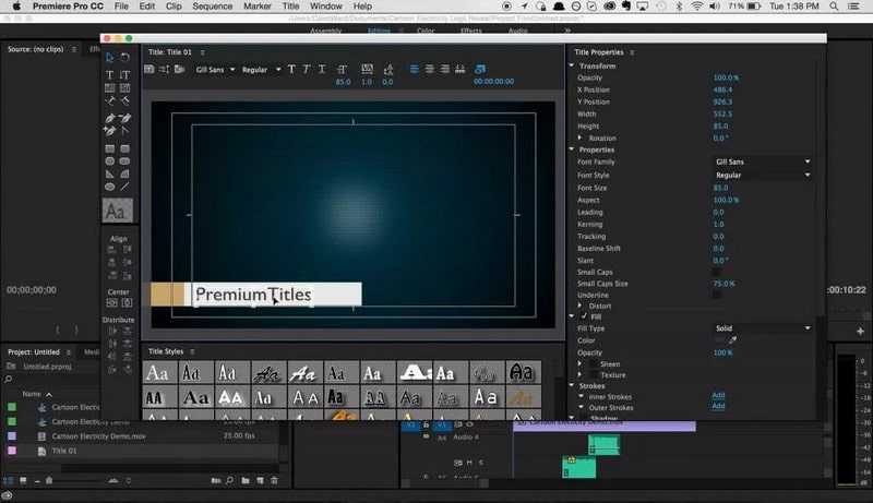 הוסף Watermark Adobe Premiere Pro