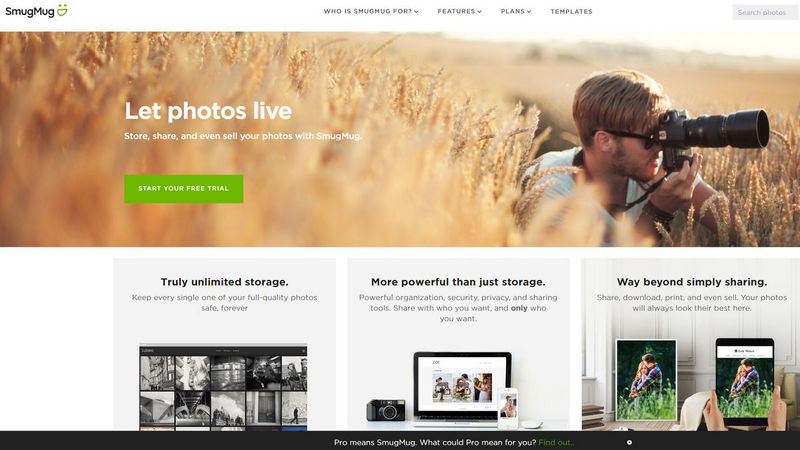 Smugmug Interface