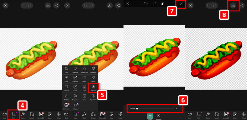 Tools Enhance Download Picsart