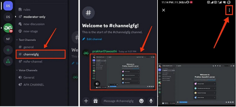 Scarica il video Discord sul telefono