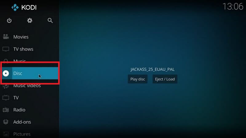 Play Dvd Kodi