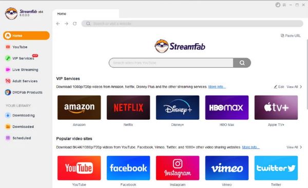 บริการ Vip ของ Streamfab