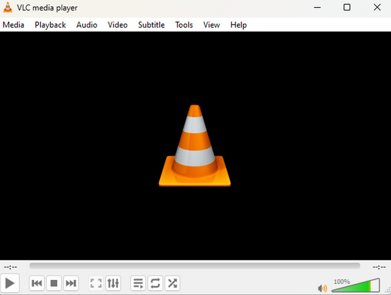 VLC 미디어 플레이어 인터페이스