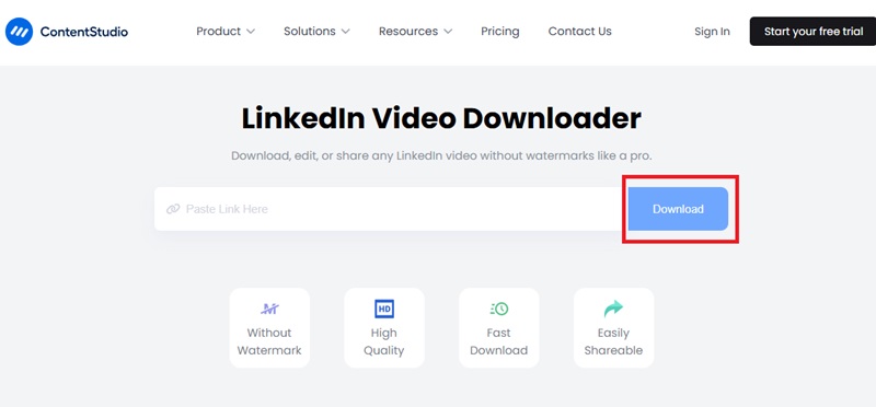 Download Linkedin Video Extension