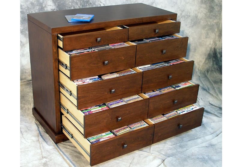 DVD Storage Drawer