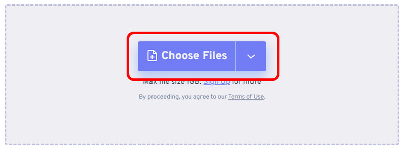 Choose Files Freeconvert