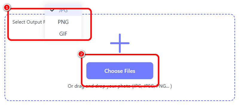 Select Output Format Choose File Avaide