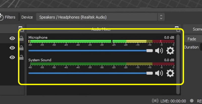 Test The Sound Obs