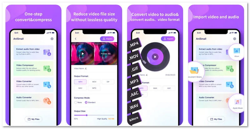 Anismall Video File Compressor For Android And IOS