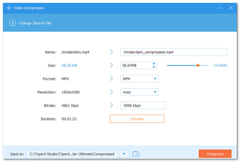 Avaide Video Compressor Free Video Compressor on Desktop