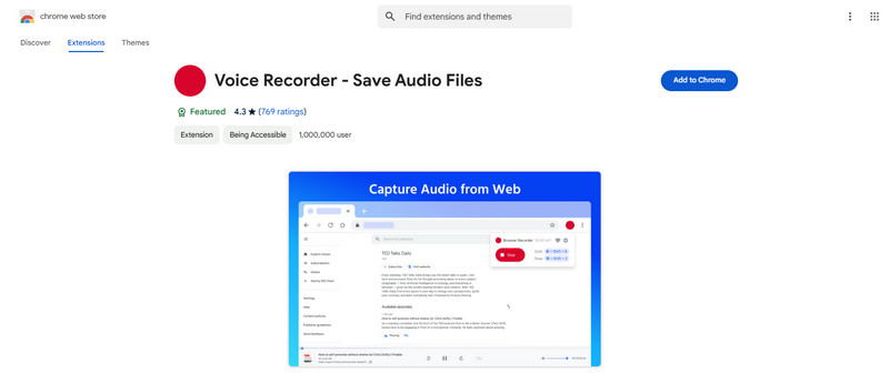 Voice Recorder Chrome