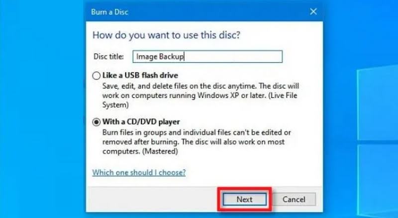 Εγγραφή DVD Windows