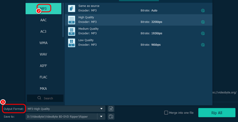 Format Mp3 Videobyte