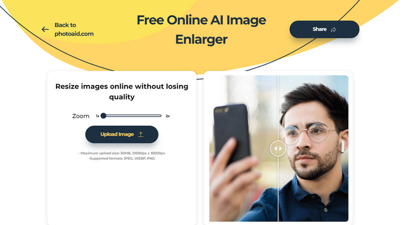 Photoaid Bildvergrößerung