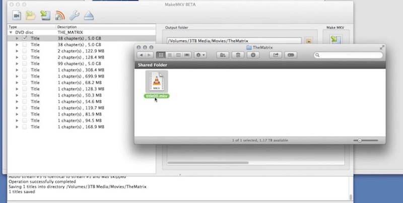 Makemkv DVD auf Mac speichern
