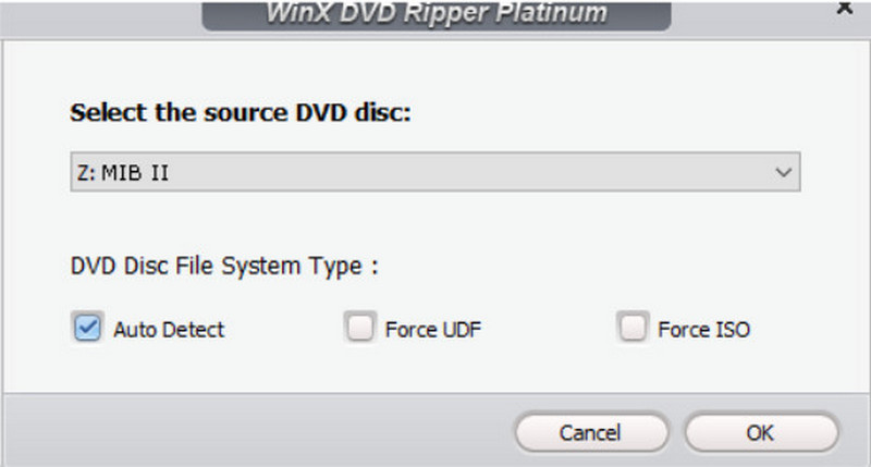 Detekce mechaniky Winxdvd