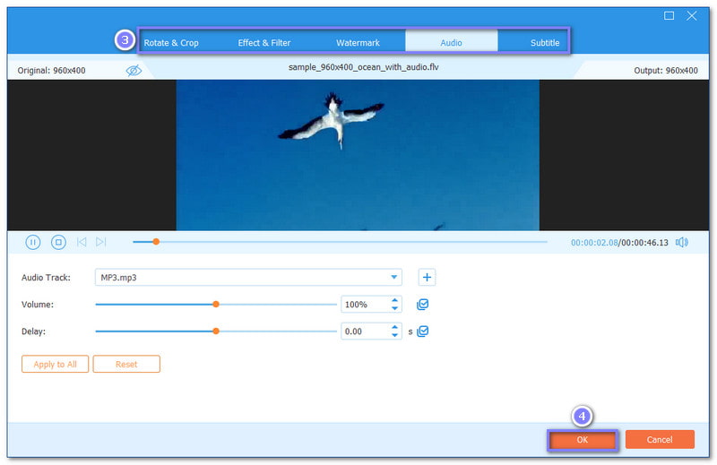 Modifica il tuo video facoltativamente