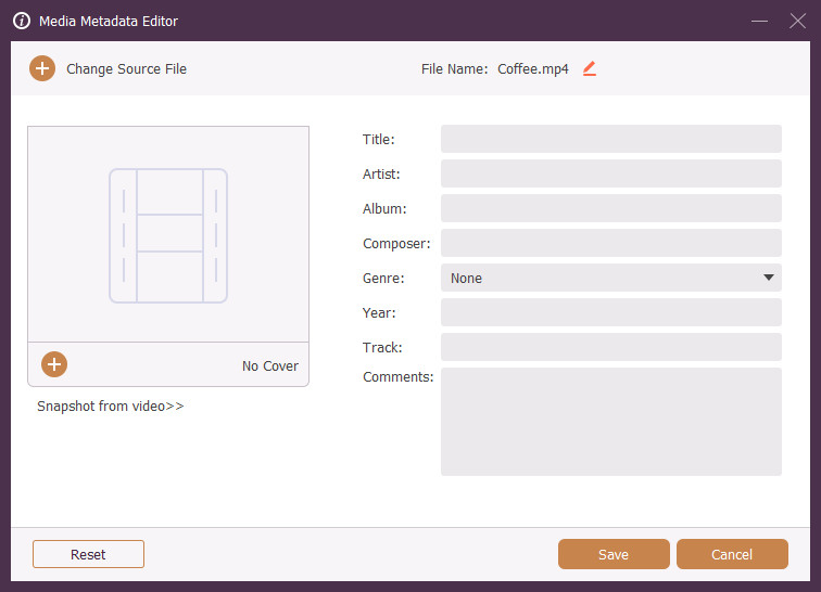 Metadata Editor Interface