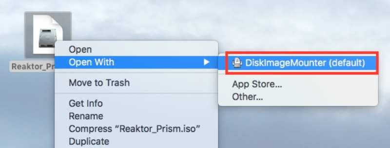Öffnen Sie ISO mit Disk Image Mounter