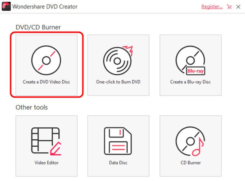 書き込むMKVを選択