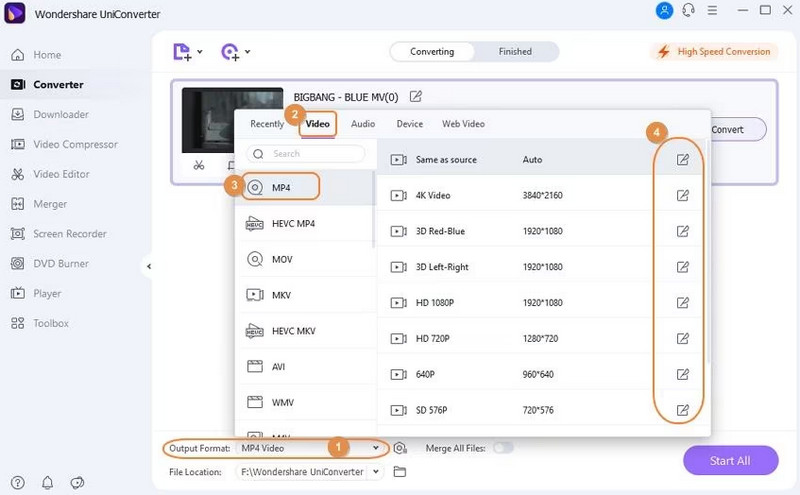 Klik Butang Video