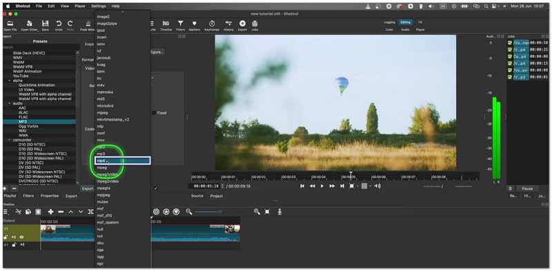 Método de software Shotcut Easy