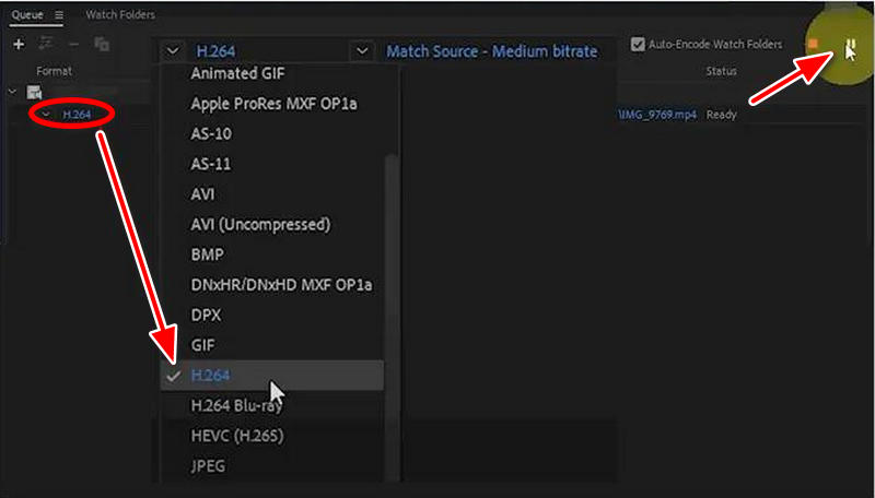 Tramite codificatore multimediale