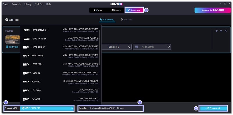 Convertitore Divx Converti MK in Dvx