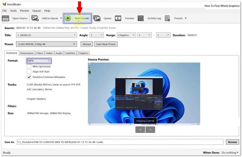 Handbrake Conversione MKV in m4v per compatibilità iPhone con iTunes