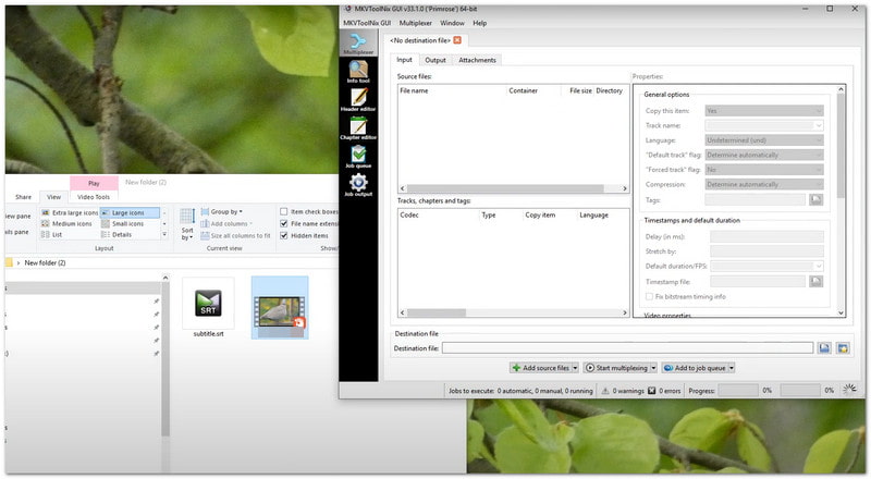 MKVtoolnix converte M4v in MKV