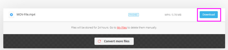 Converti Salva MP4 Convertio