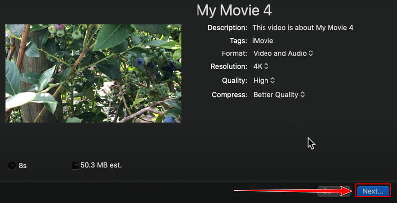 Avanti Salva Imovie